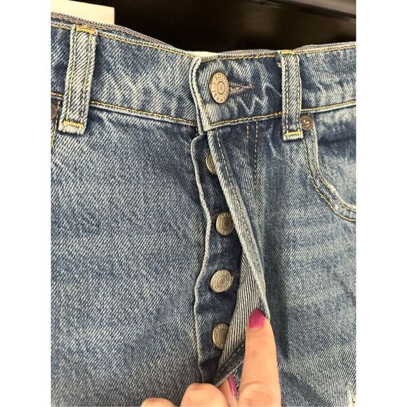 Boyish The Cody High Rise Cut Off Shorts In Authentic Rigid Size 24 - Picture 5 of 8